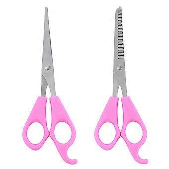 2Pcs Hair Cutting Scissors Professional Haircut Scissor Bang Trimming Scissors