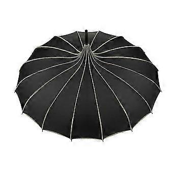 Vintage Pagode Paraplu Bruids Bruiloftsfeest Zon Regen Uv Beschermende Paraplu