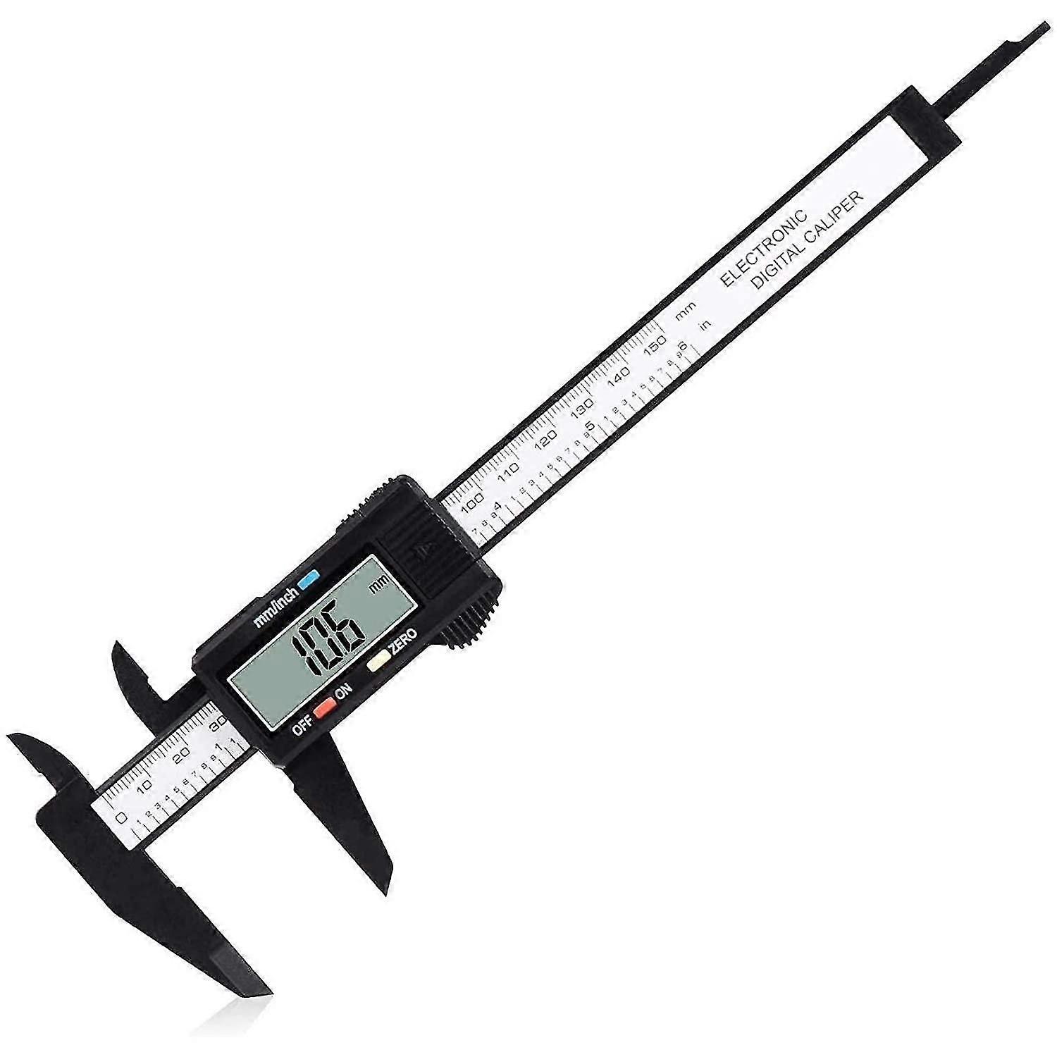 Digital Vernier Caliper, 0-6" Measuring Tool With Large LCD Display, Auto-off Function