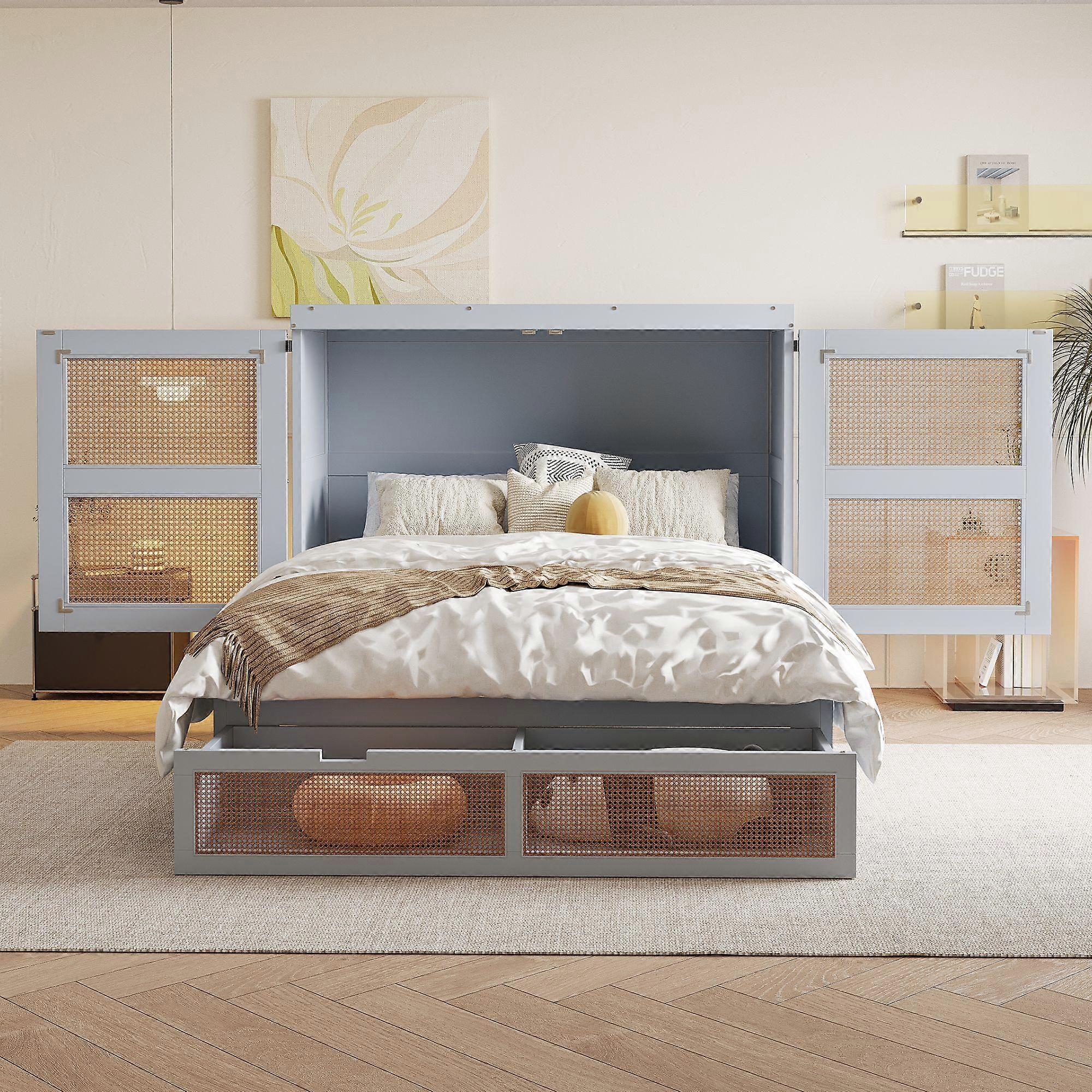 Wall-mounted Murphy Bed, 140x200 cm