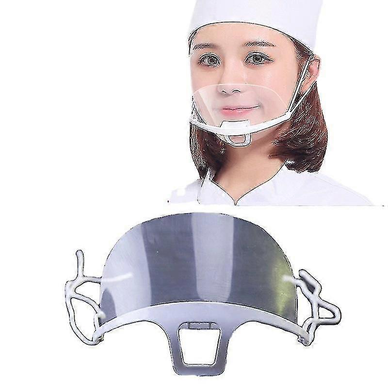 Wiederverwendbare transparente Gesichtsmaske