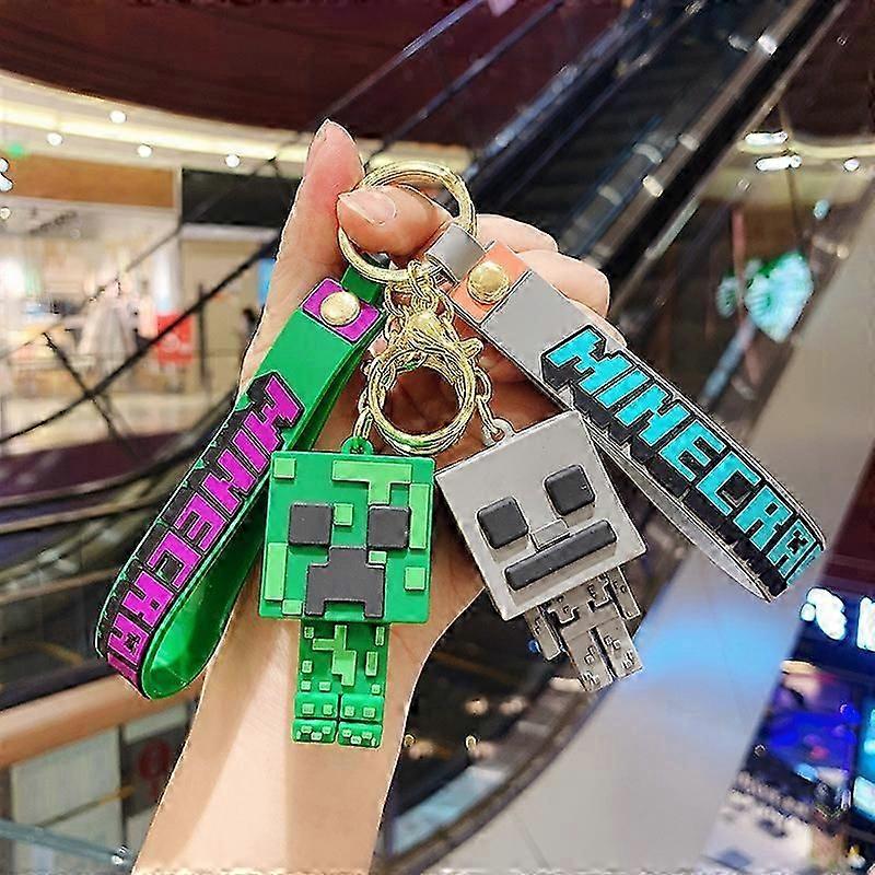 minecraft keychain 2pcs 6.5CM [MI]