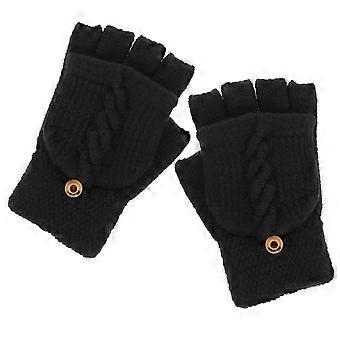 Fingerless Gloves for Women Warm Knitted Gloves 1Pair