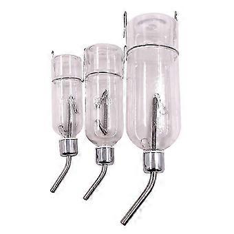 Kaninchen Trinkflasche mit Halter, Packung mit 2 Kaninchen Wasserflaschen, 350 ml Kaninchen Trinkflasche
