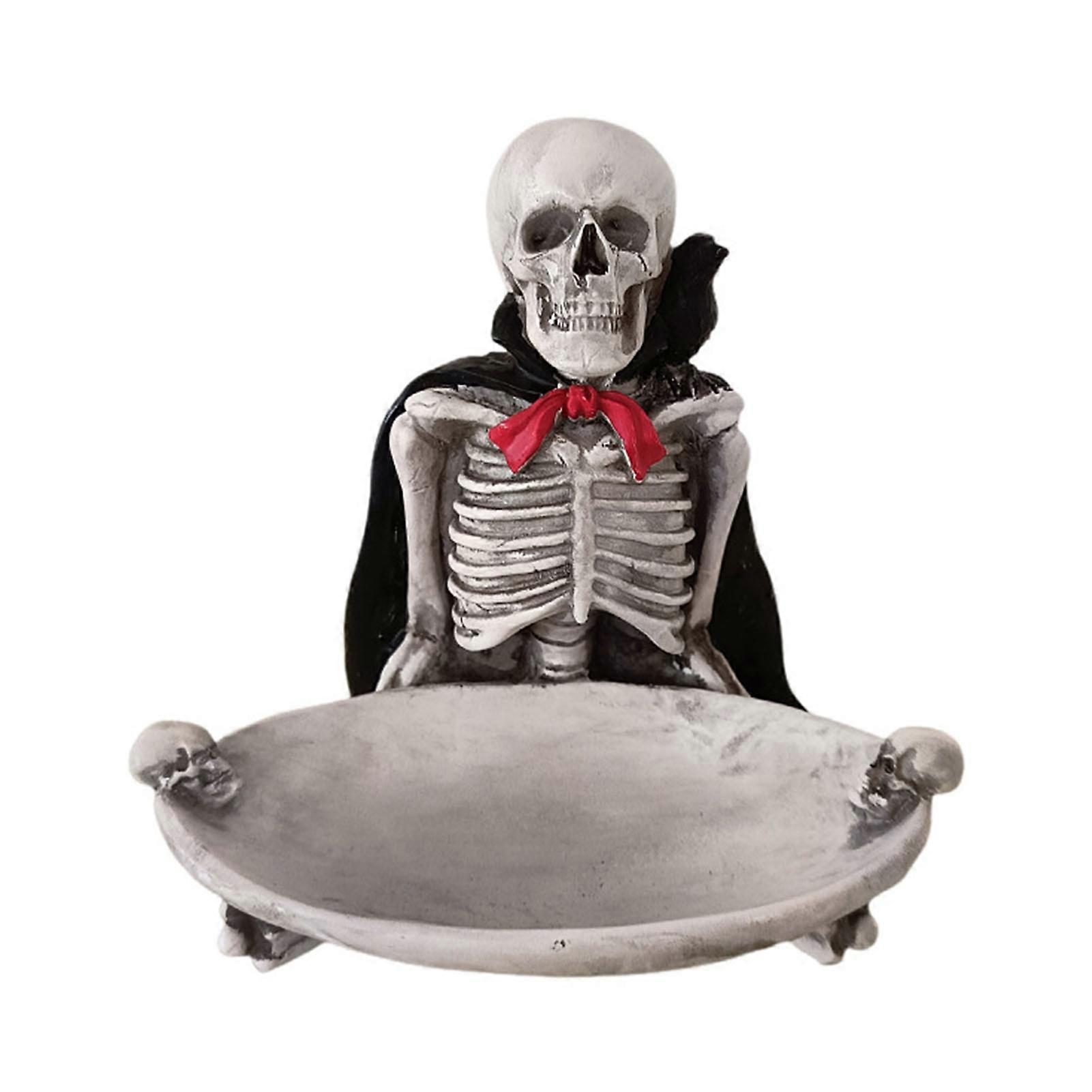 Gothic Vampire Cape Tray - Vintage Bone Texture & Durable - for Entryway & Table