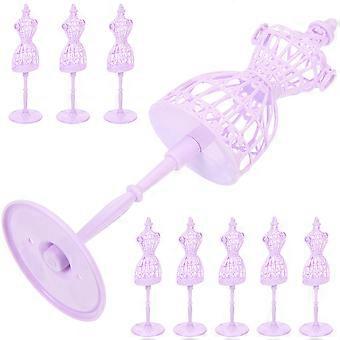 Violet Doll Clothes Mannequin Stand for Display 10Pcs Doll Dress Model Forms