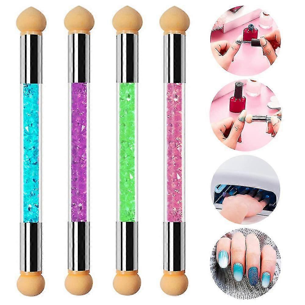 4 Pack Nail Art Sponge Brush Nail Gradient Tool