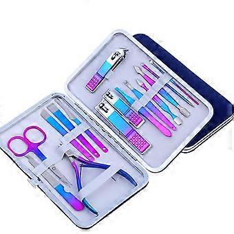 Durable Stainless Steel Nail Clippers Set, Multi‑Purpose Manicure Pedicure Kit for Travel