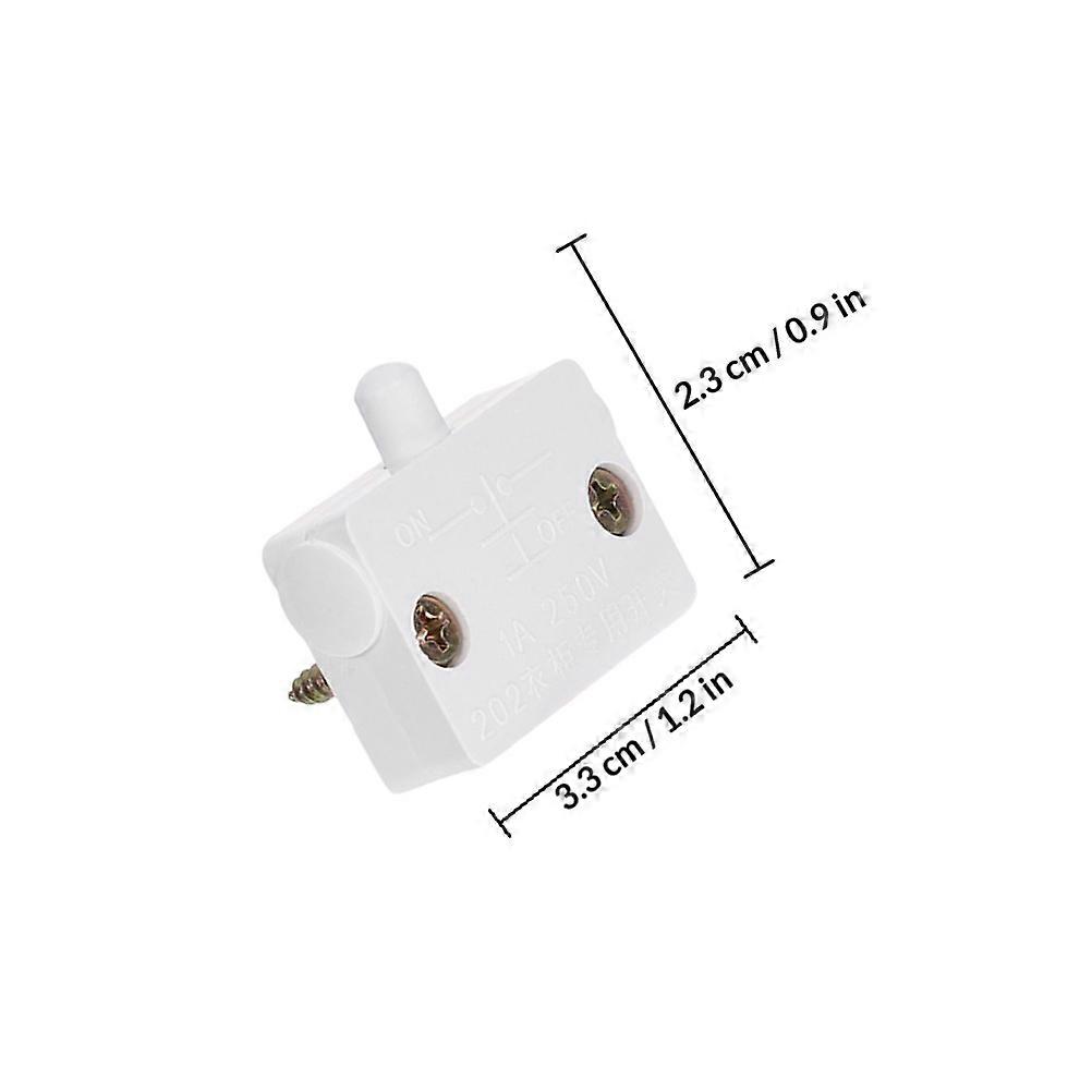 Automatic Door Switch Cabinet Light Switch Touch Lamp 8Pcs White Electrical