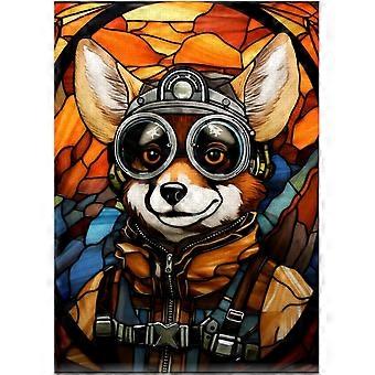 Fox Pilot Jigsaw Puzzle AZQ1089