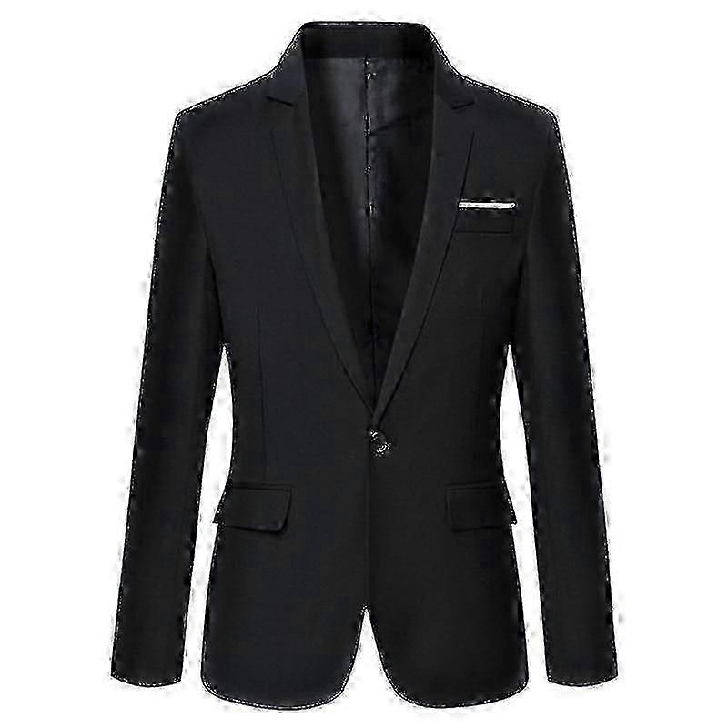 Classic Men Blazers Single Breasted Formal Jacket