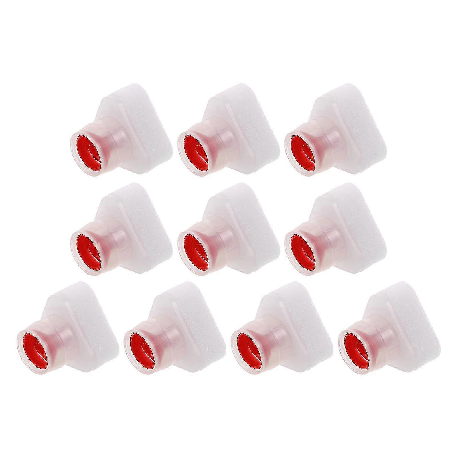 Shoe Brushes For Cleaning Pad Triangular Shape Assorted Color Stain Removal 10Pcs
