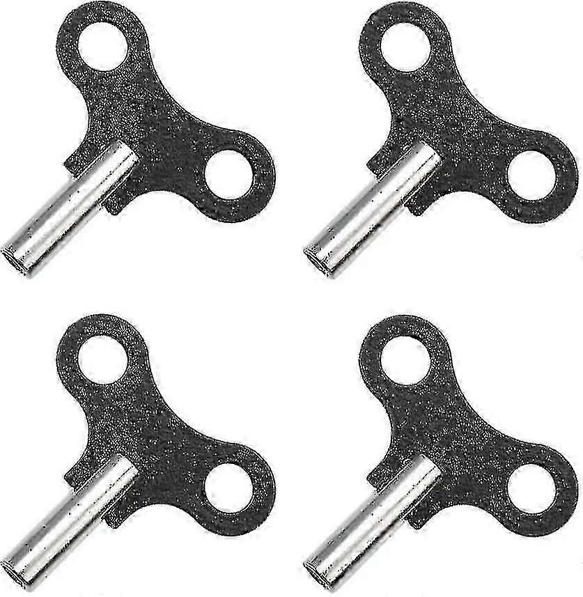 4pcs Black Universal Mechanical Clock Winding Key Wind Up Clock Tool