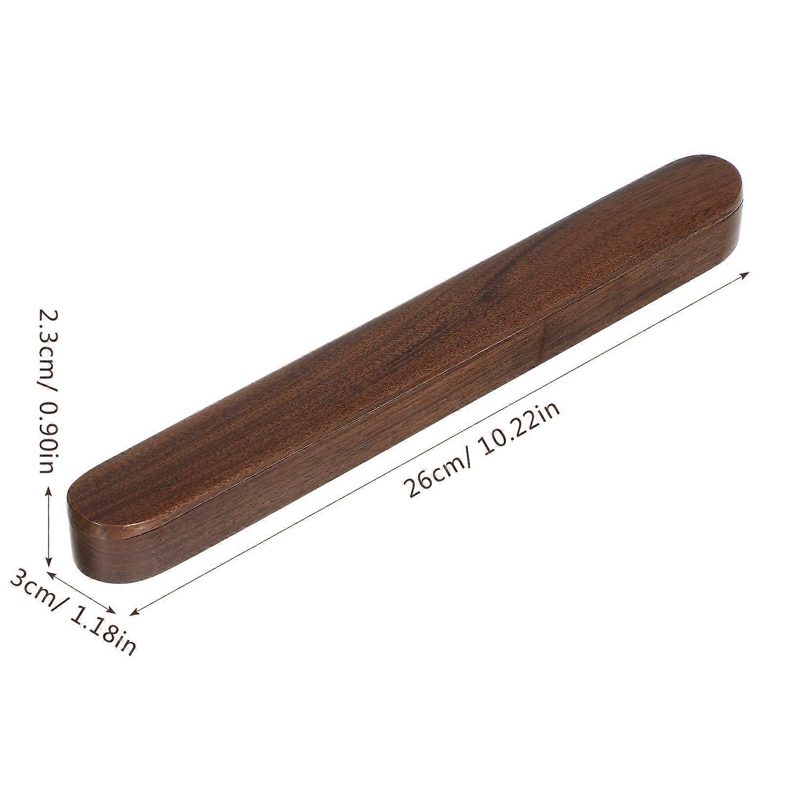 Wood Chopsticks Container for Storage Solid Walnut Material