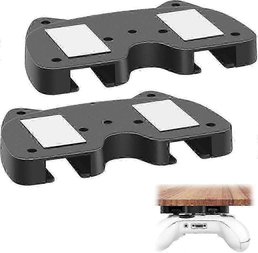 Pcs Under Desk Controller Holder for PS5 Horizontal Tabletop Controller Mount for PS Game Controller Under Desk Mount Holder for PS4/PS5 Controller Ac