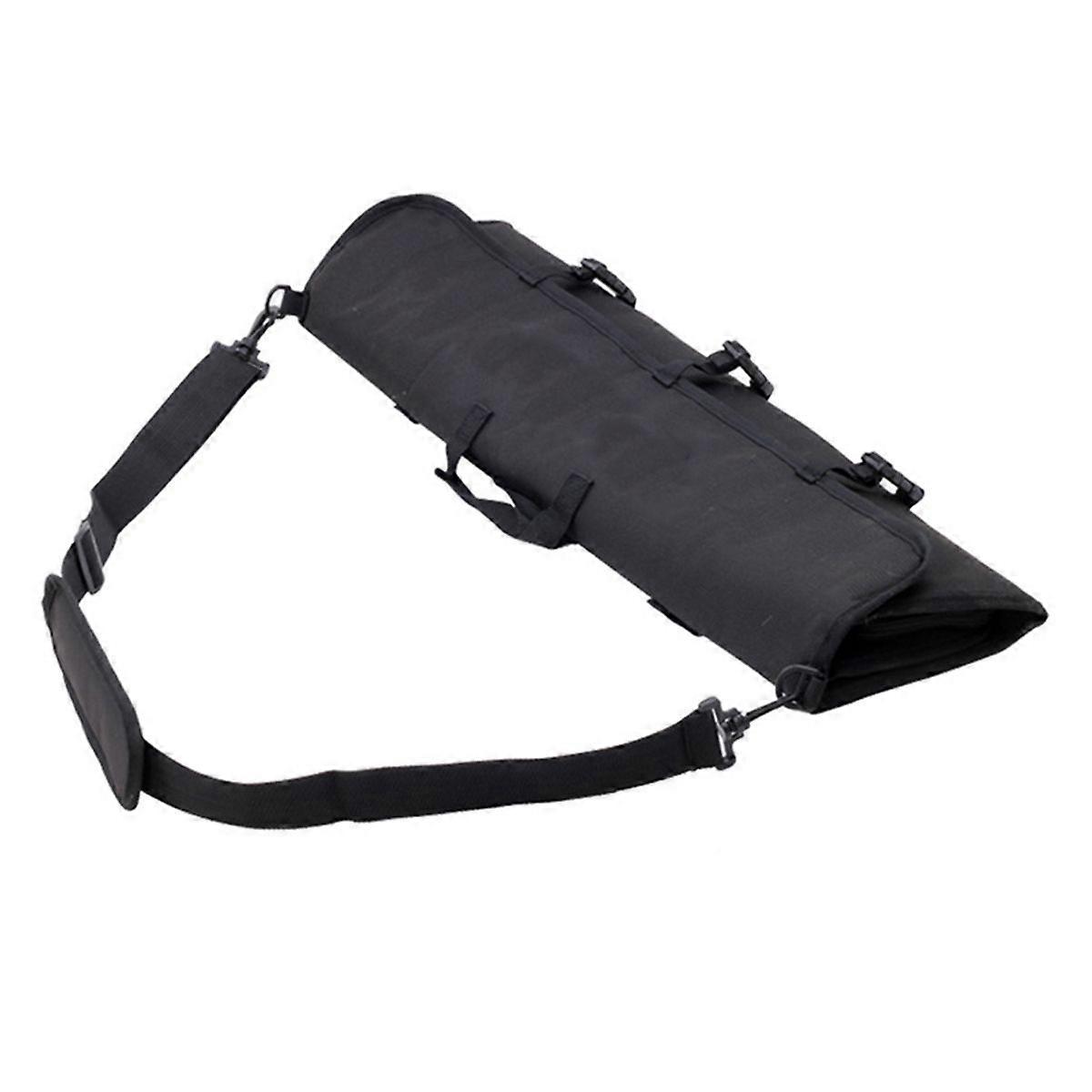 Durable Foldable Canvas Knife Roll Bag for Chefs