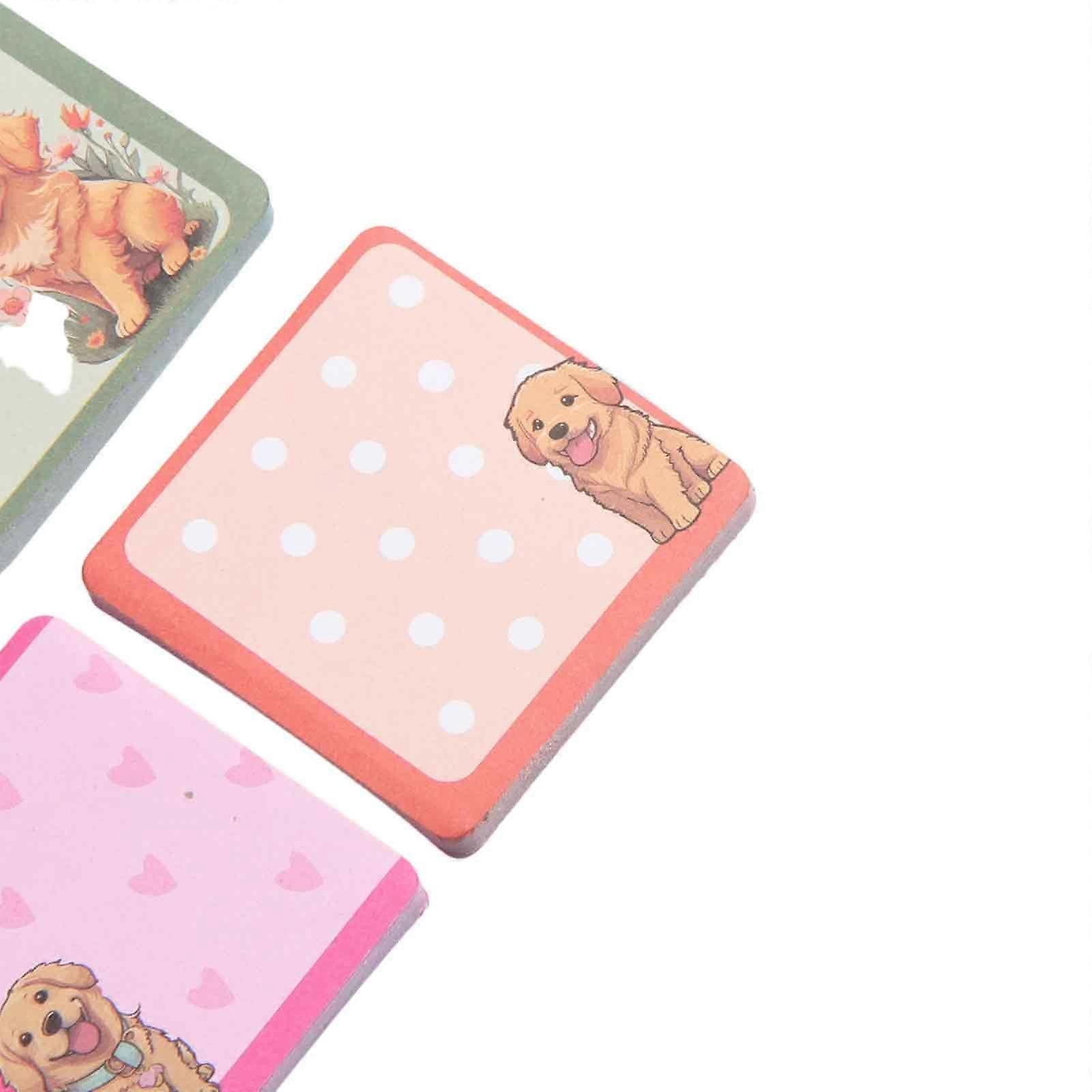 Golden Retriever Adhesive Memo Pads For Study And Office