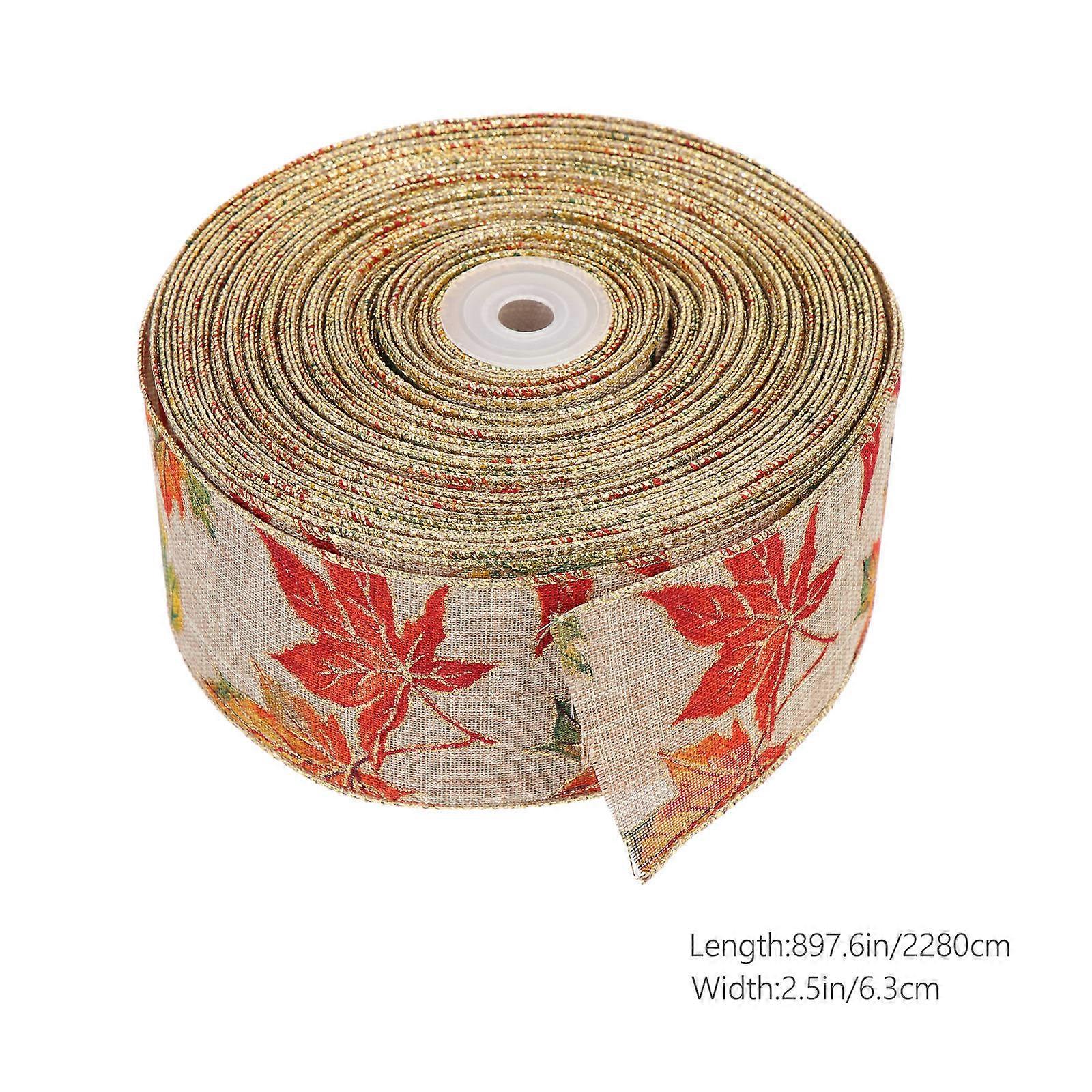 Craft Ribbon Iron Wire Edge Weaving for DIY Use 1 Roll Multi-Function