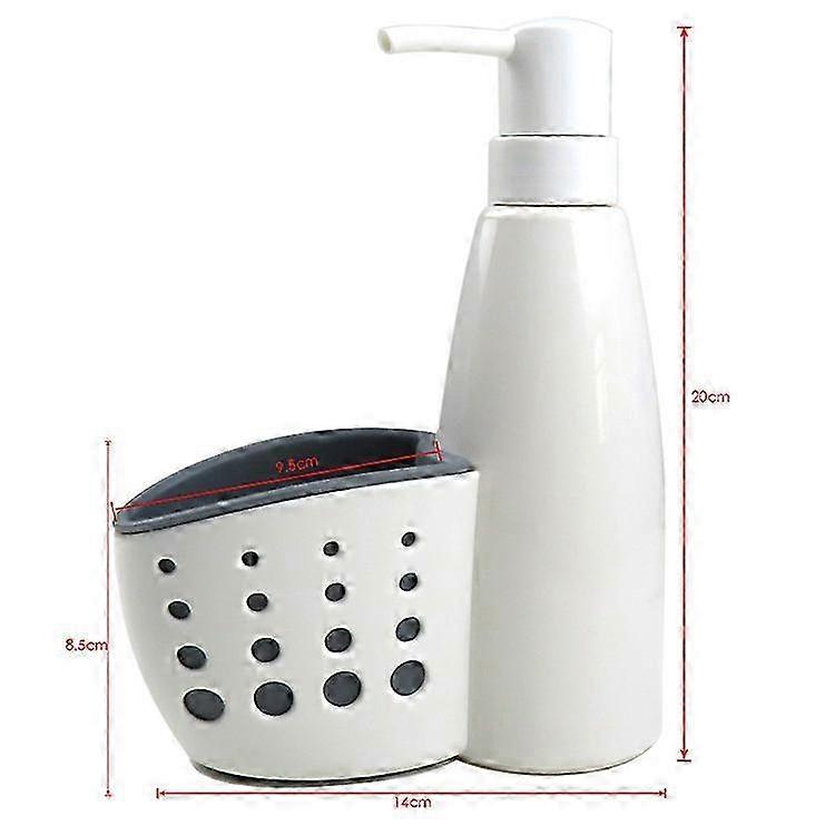 Kitchen Sponge Soap Dispenser - Kitchen Sink Sponge Holder 20cm