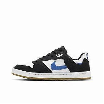 Nike SB Alleyoop Synthetic Leather Low top Skateboard Shoes Unisex Black White Blue CI0882-104