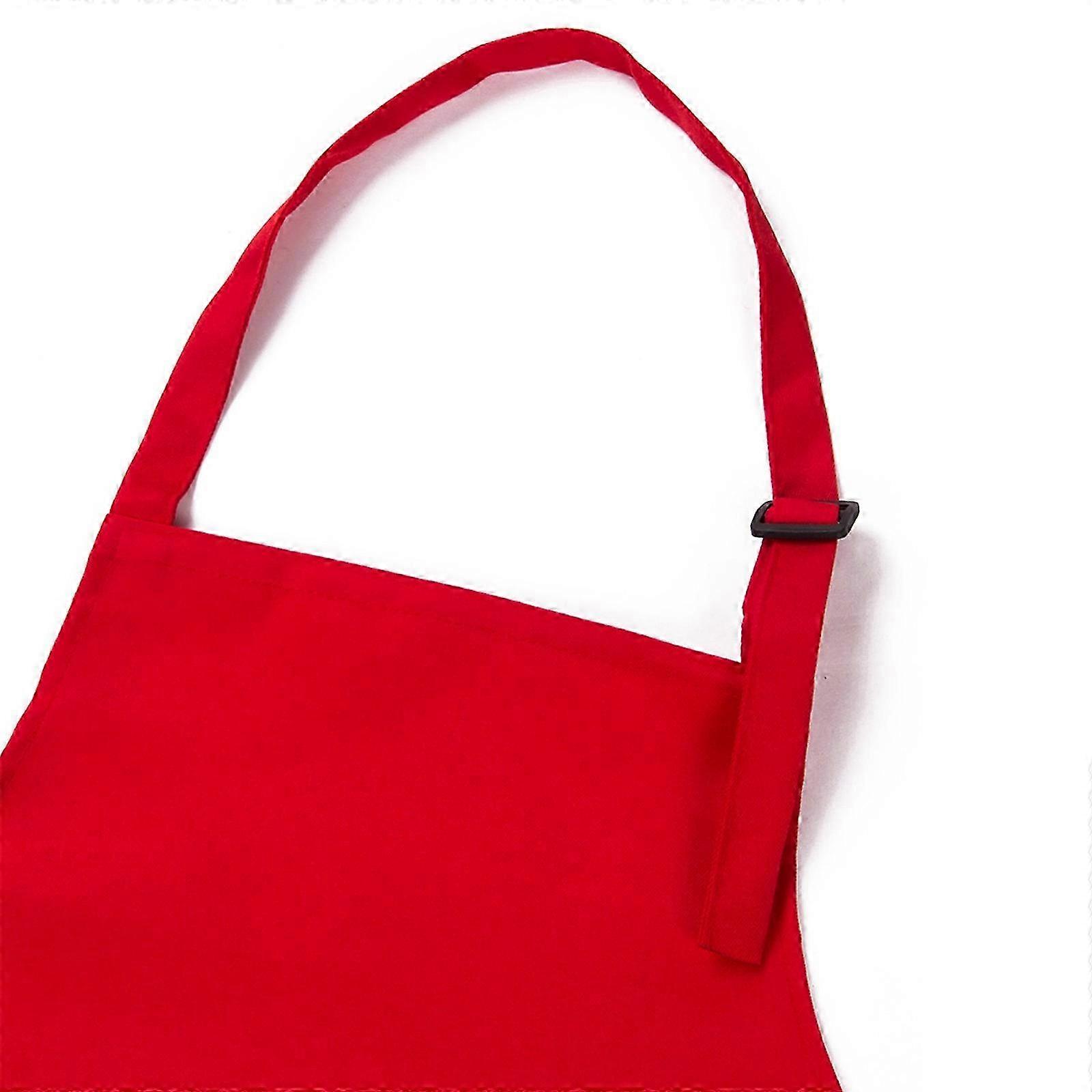 Child-Friendly Apron With Dual Pockets