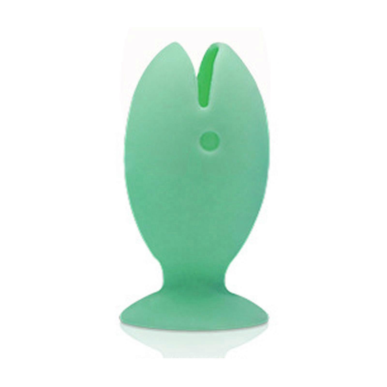Suction-Bottom Fish Brush Stand