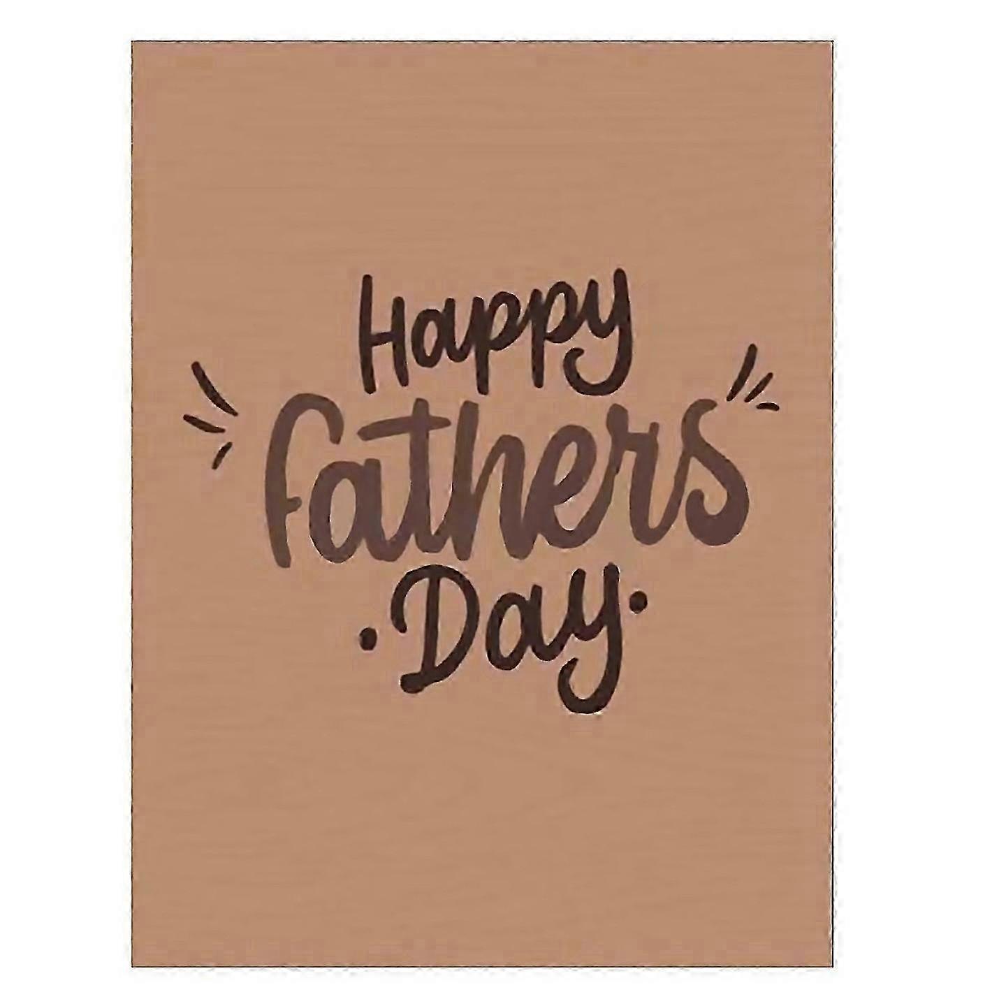 Surprise Message Glitter Card Dad