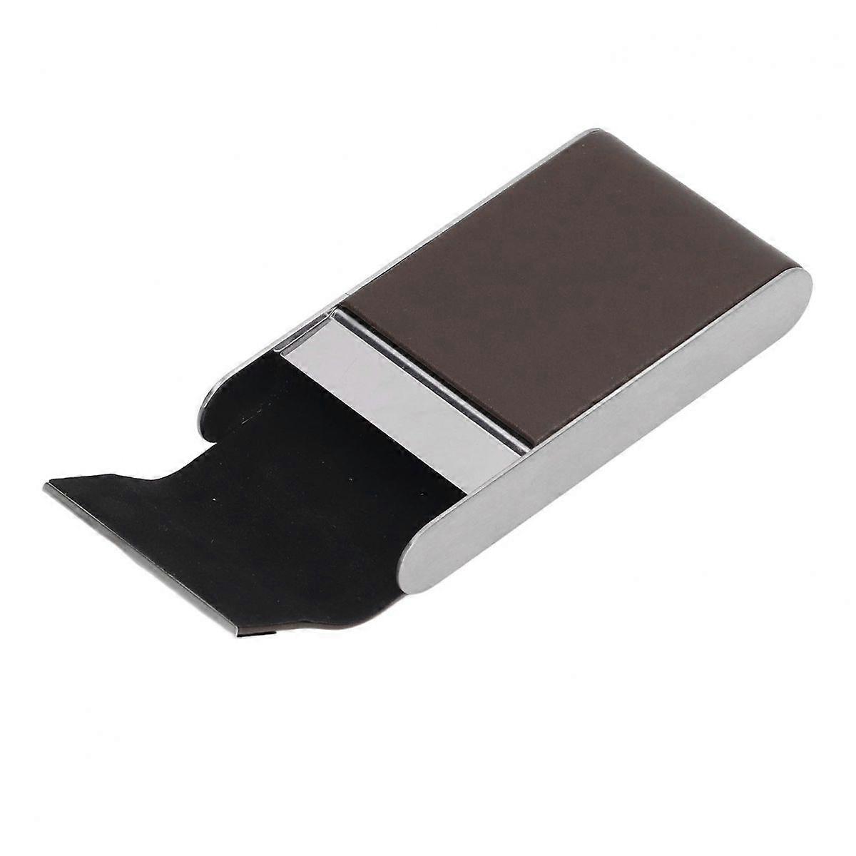 Slim Magnetic Leather Cigarette Case For Pocket