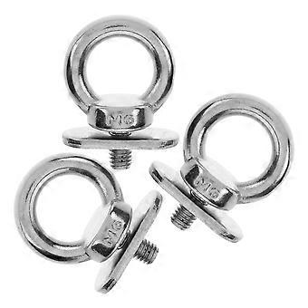 316 Stainless Steel Kayak Track Mount Tie Down Eyelet for 3Pcs Boating Gear