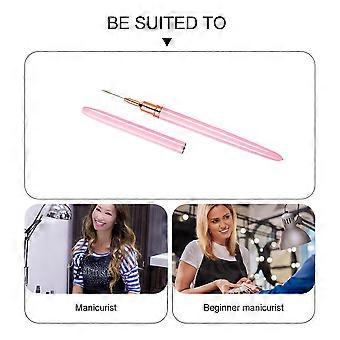 Pink Nail Art Pen Manicure Painting Tool for Nail Art Techniques