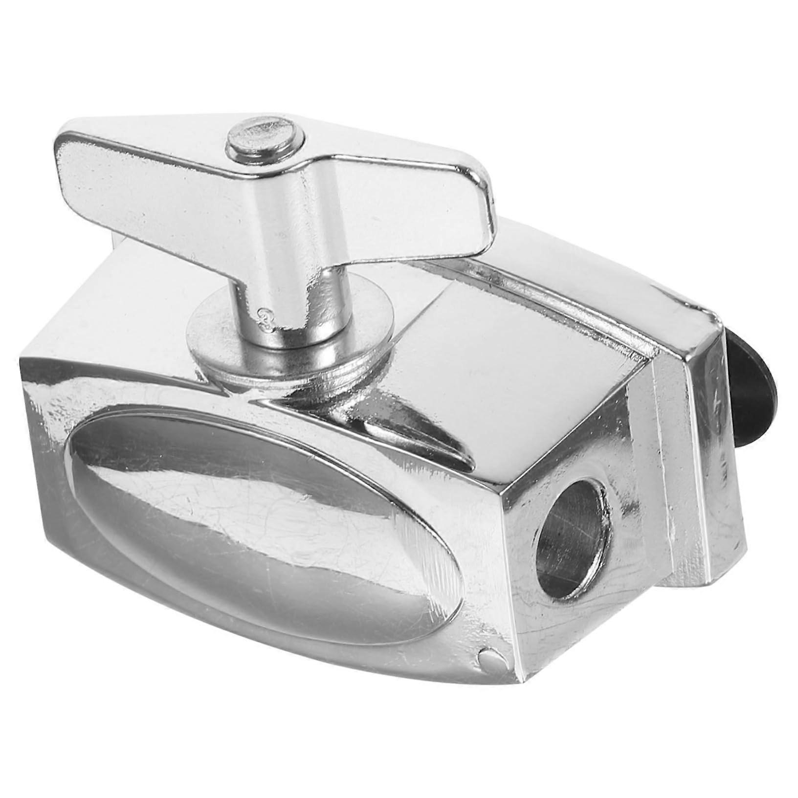 Drum Clamp with Durable Plated Base for Tom Drum Mount and Floor Leg Bracket Secure Setup