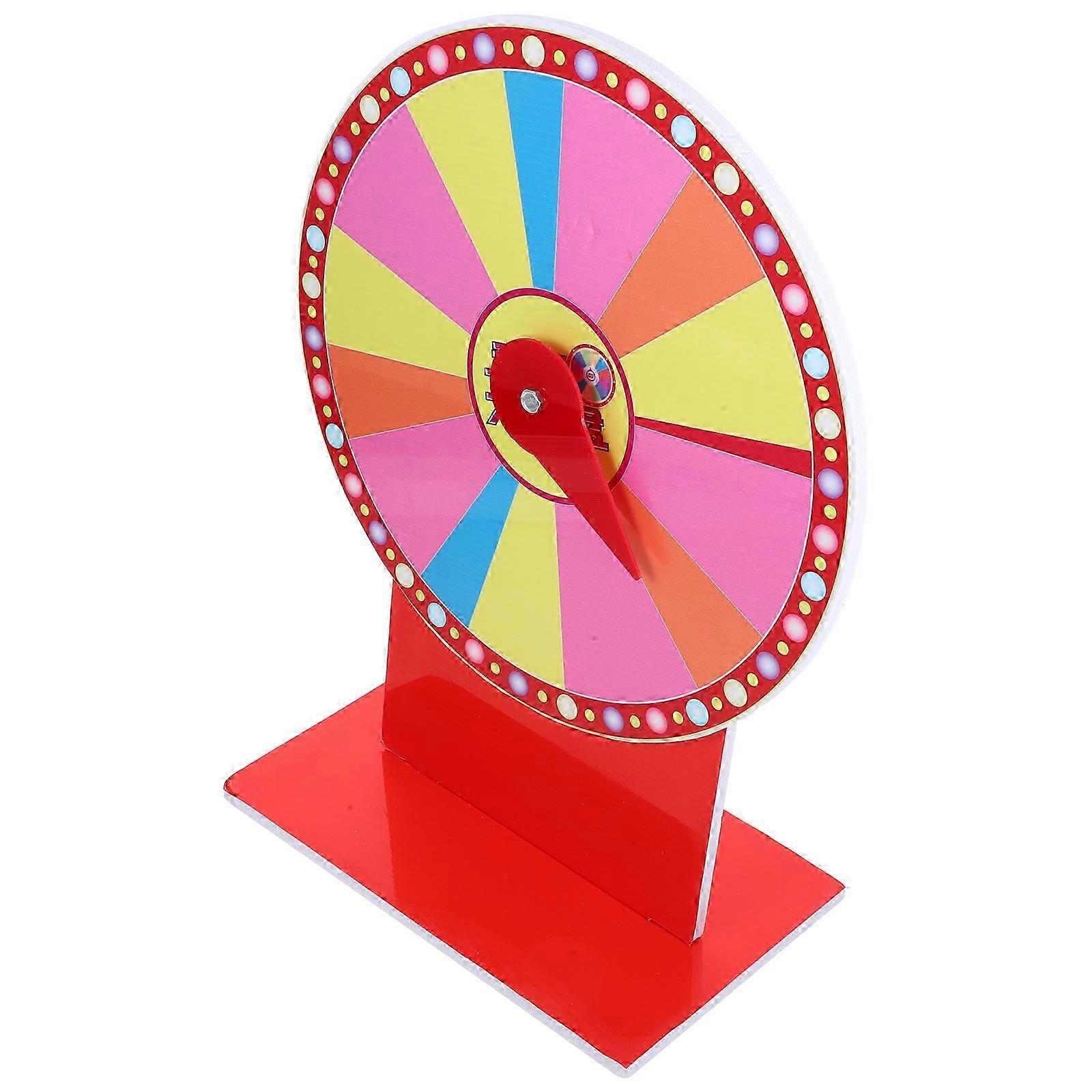 compatible withtune Rotating Prize Wheel Game Turntable compatible with Playing Multi Material