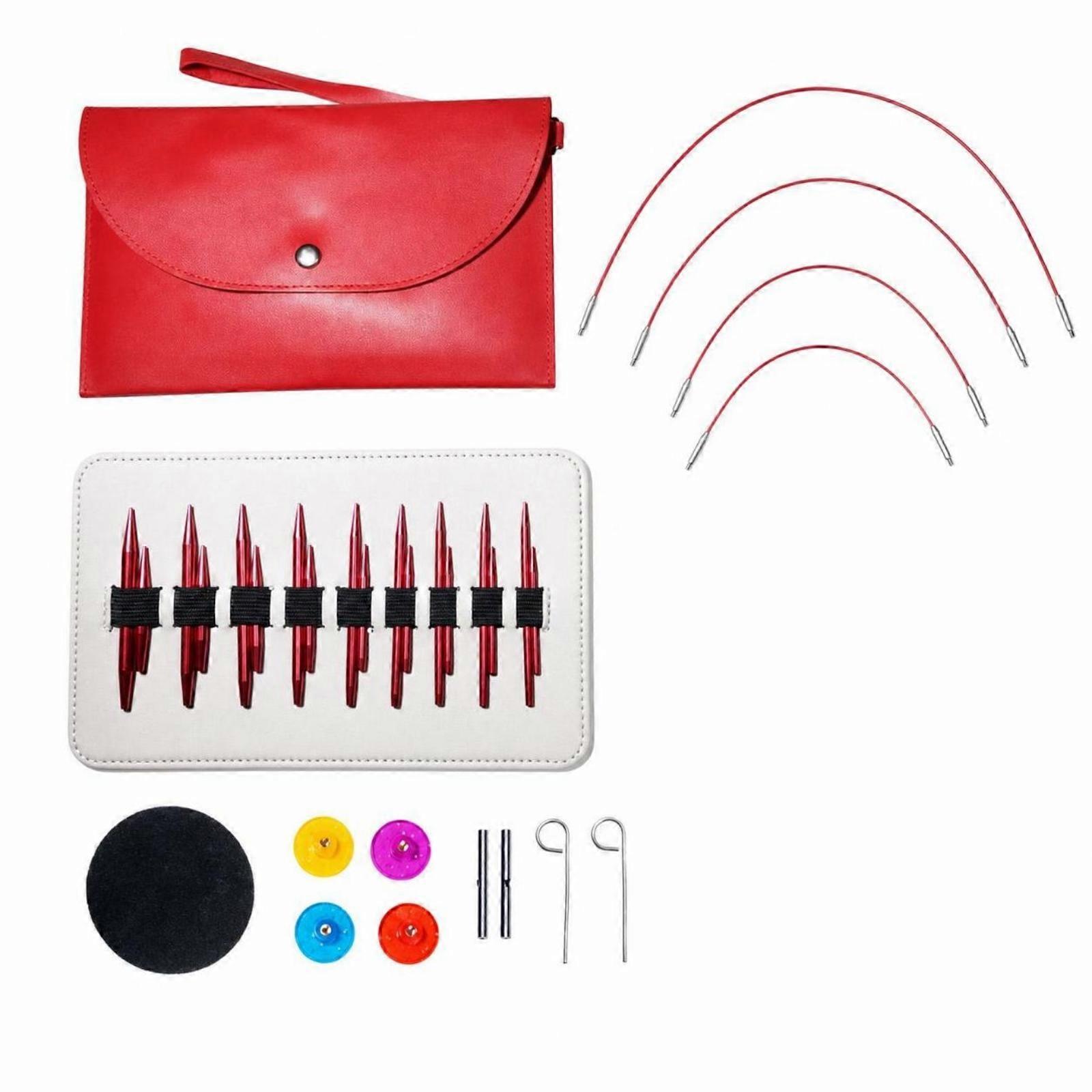 Circular Knitting Needle Kit Lightweight for Knitters, Crafters
