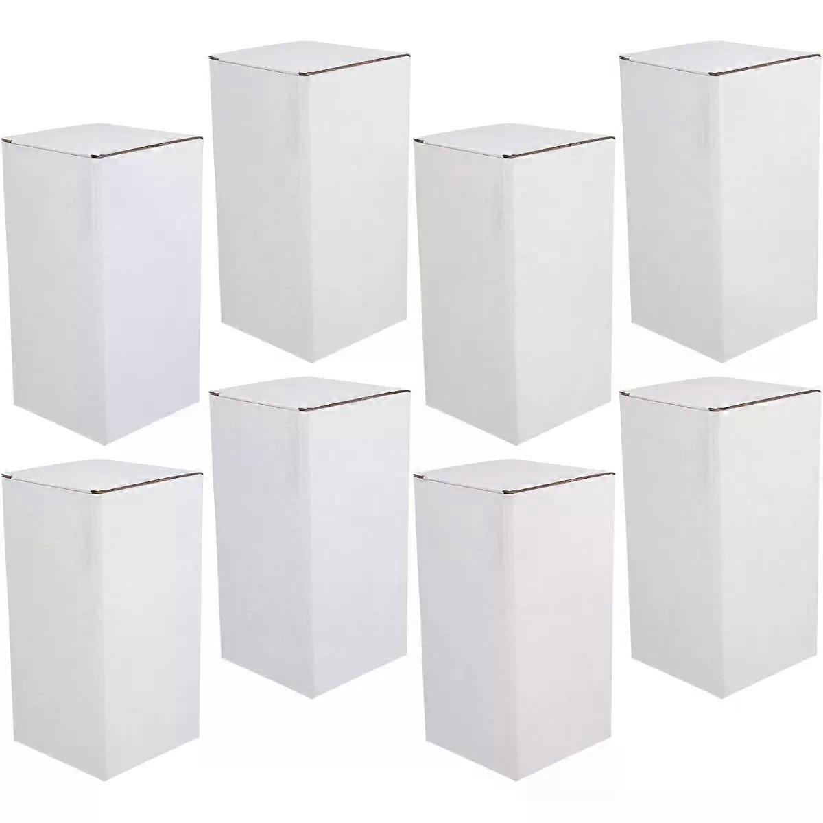 Boxes 10pcs White Corrugated Paper Wine Packaging Box