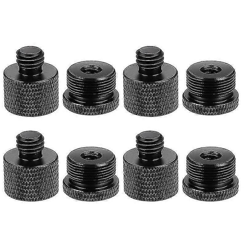 8-Pc Mic Stand Thread Adapters