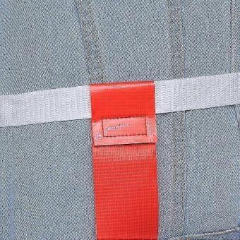 Football Label Webbing Waist Belt with Red Flags 12Pcs Set_ZZ3h