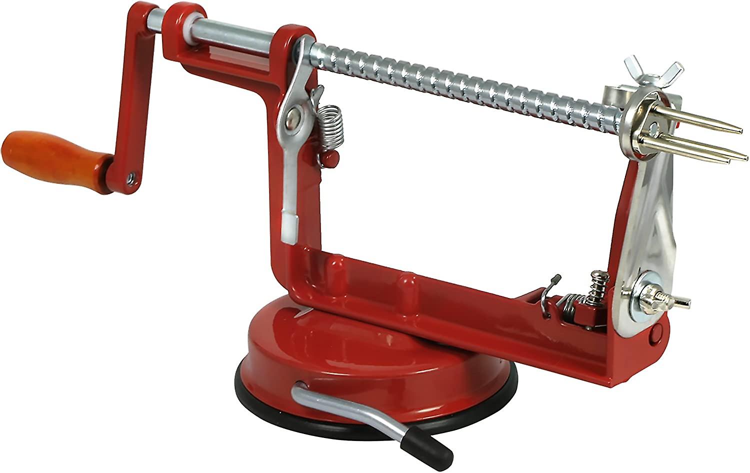 Apple Peeler, Slicer and Corer, Small, Red