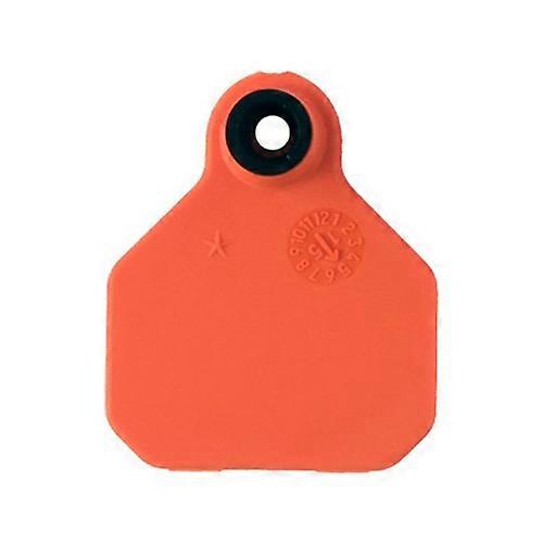 Y-Tex 1-Star Mini Blank All American Ear Tags Orange 25's, 1 Count