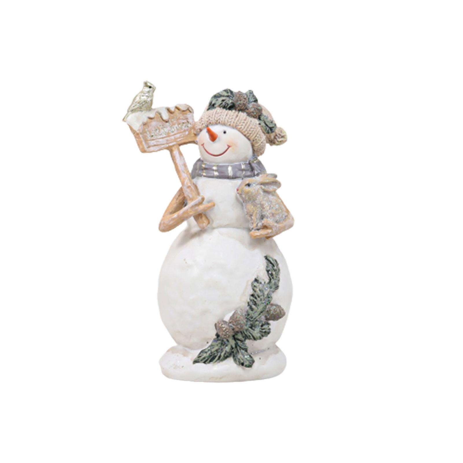 Xmas Snowman Elk Christmas Decoration No Fade Tabletop Decorations For Party Home Table Decor