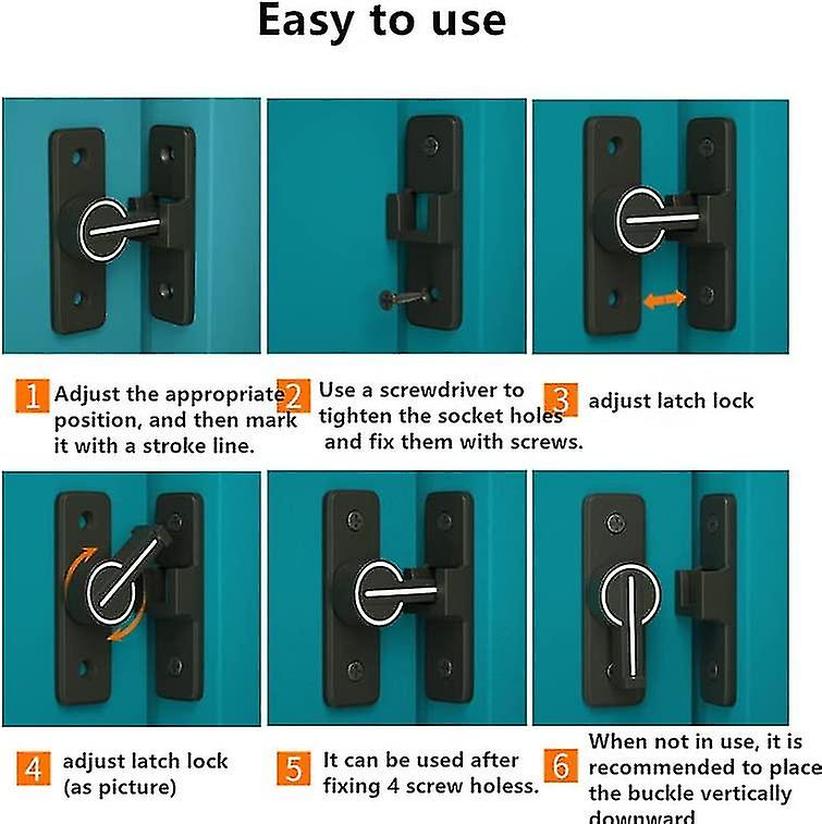 Dwwbarn Door Locks And Latches 90 Degree Luminous Barn Door Latch