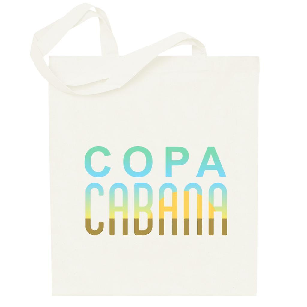 Copacabana Sunset Text Totebag