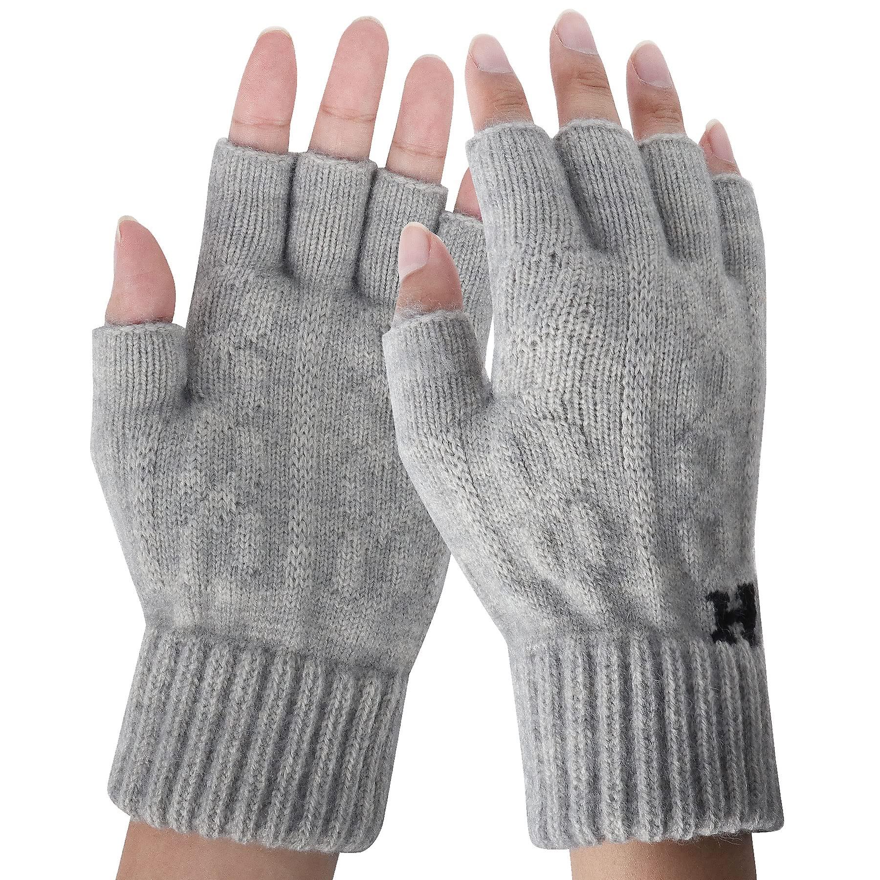 Winter Fingerless Gloves-Knit Fingerless