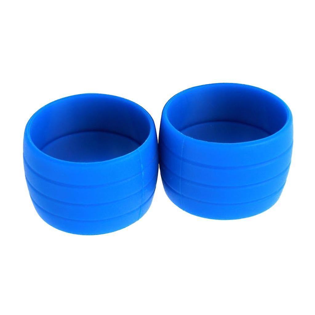 Road Bike Drop Bar Fixed Gear Bicycle Handlebar Tape Bundle Fixed Ring Blue