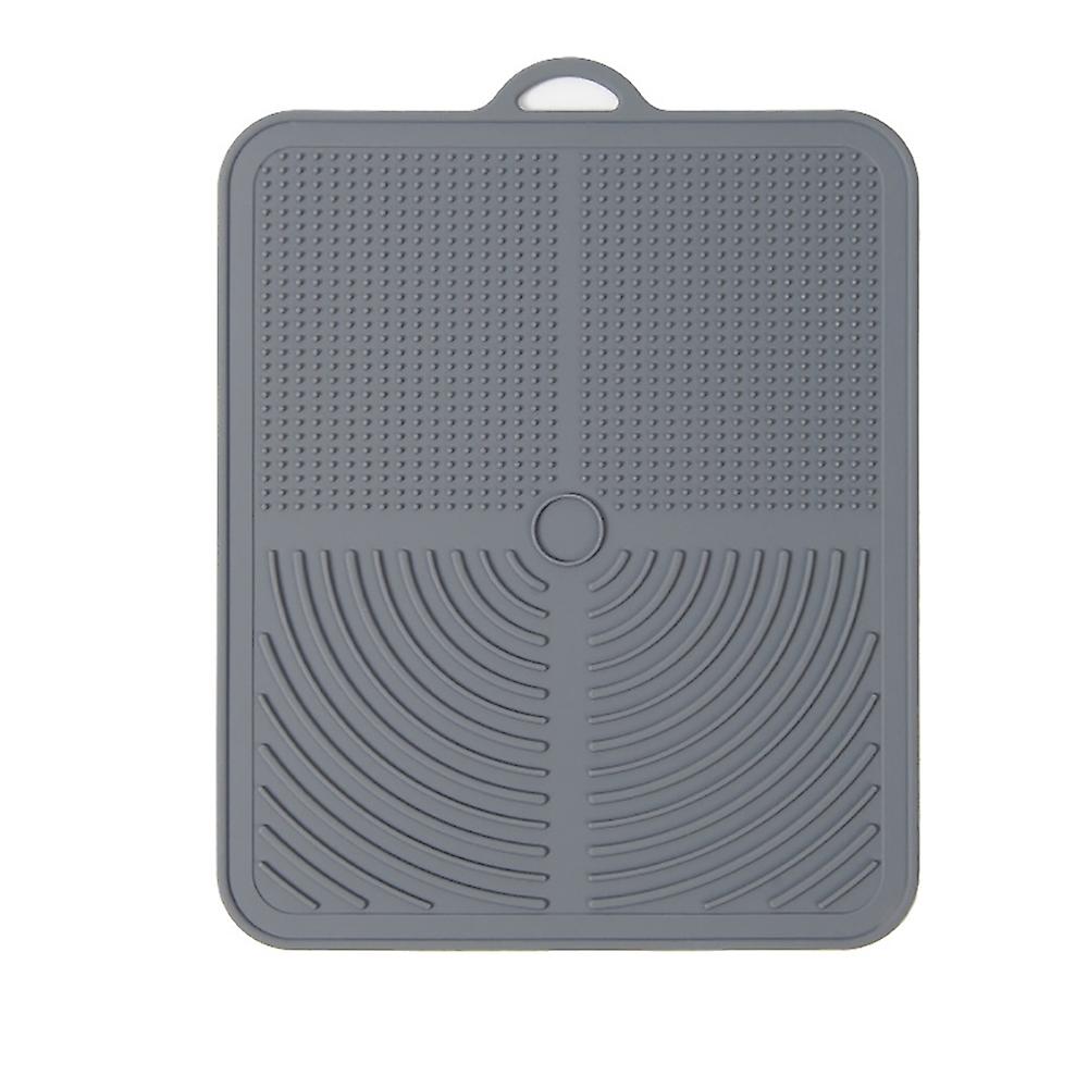 1pc Kitchen Sink Silicone Drying Mat Multifunctional Drain Pad Dish Draining Tray(25*30cm)