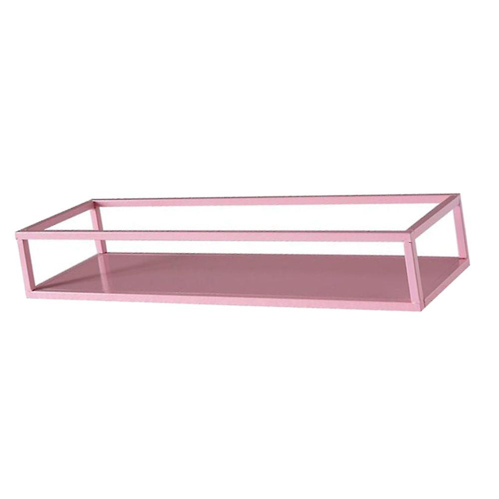 Black Desktop Geometric Line Cake Dessert Line Fruit Tray 20x20x5cm