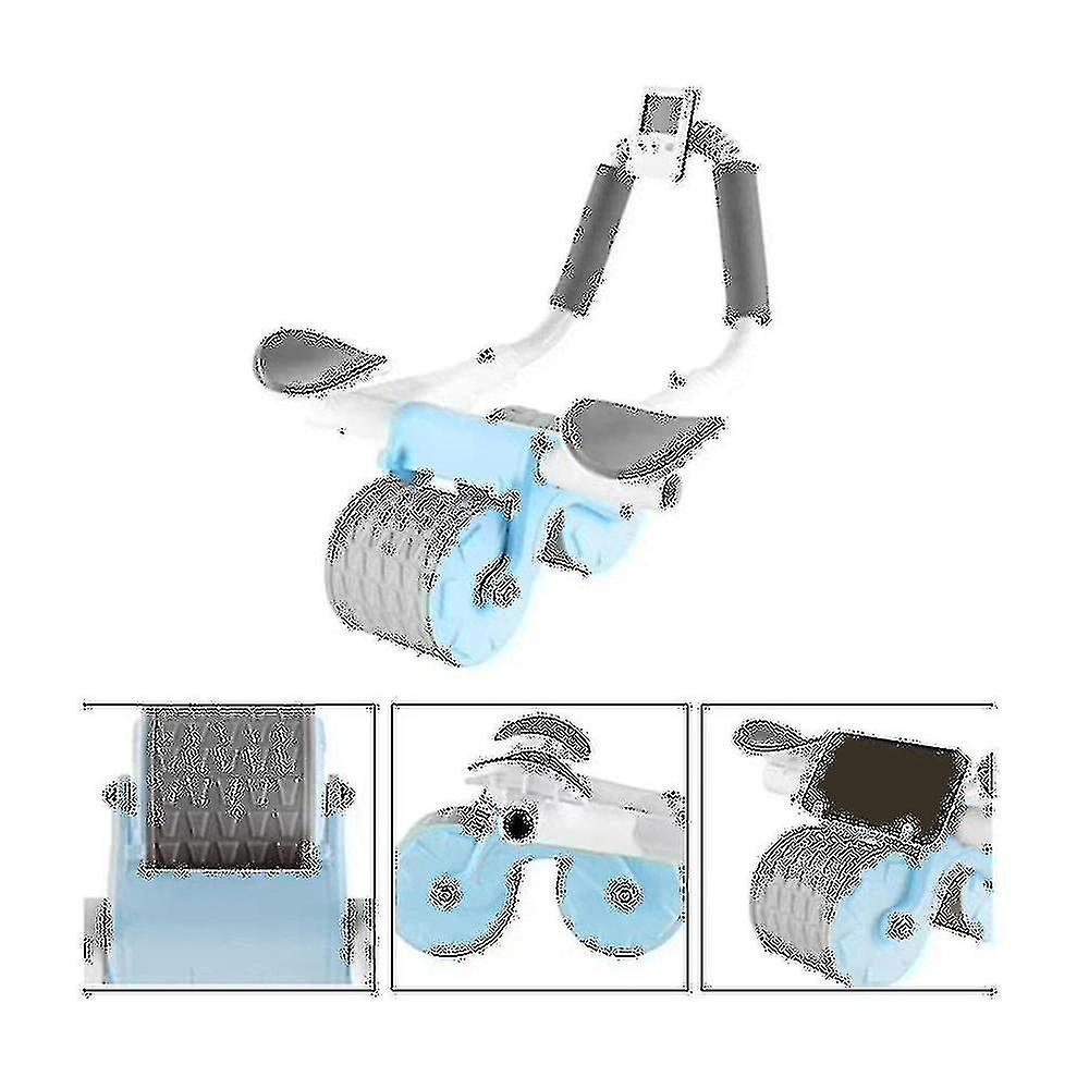 Timer Bauchübungsrolle Ellbogenstütze, Core-Trainingsgeräte, selbstaufprallender Bauchmuskel R