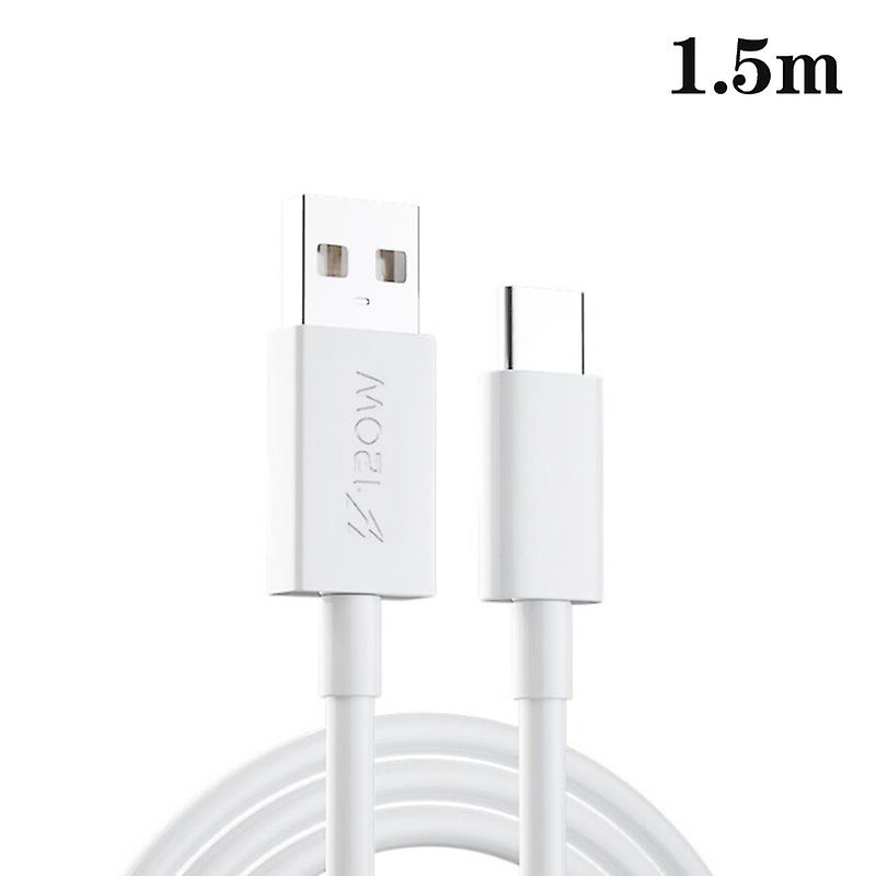120W USB to Type-C Flash Charging Data Cable, Length:1.5m