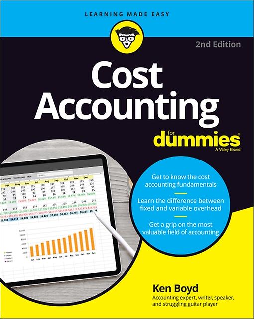 Cost Accounting For Dummies by Kenneth W. Boyd Paperback Book