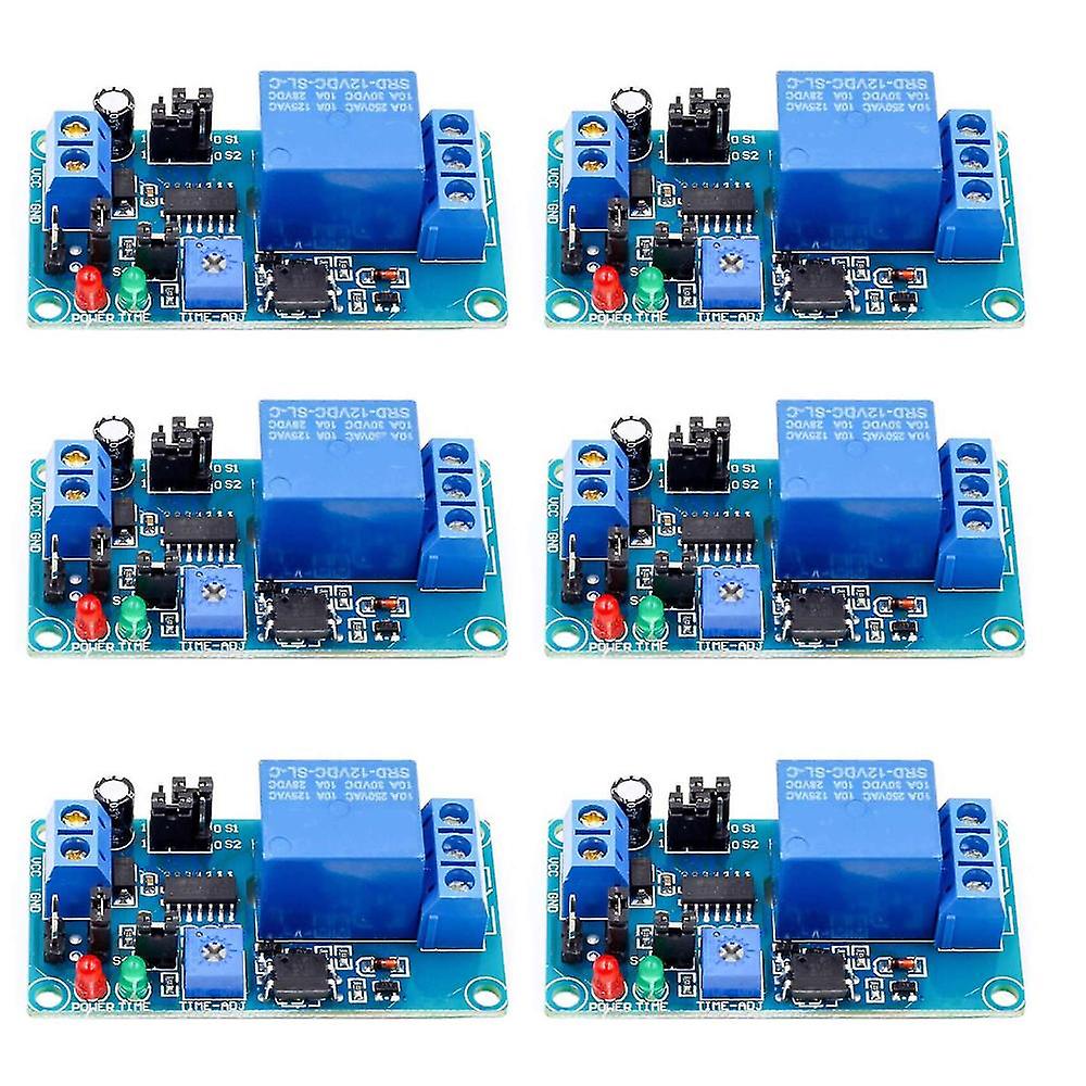 12v Dc Relay Delay Turn On / Delay Turn Off Switch Module With Timer
