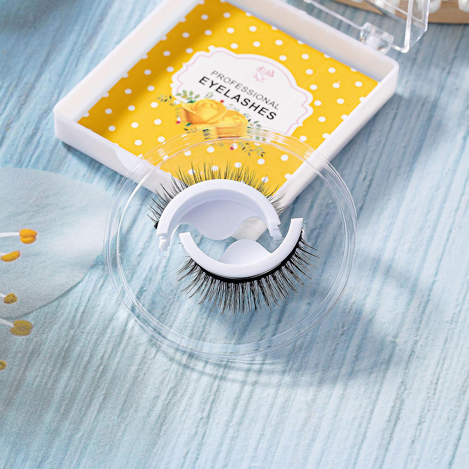8d Self Adhesive Eyelashes Multilayered Bushy Curling Up Lashes Cat Eyes